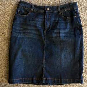 Denim skirt